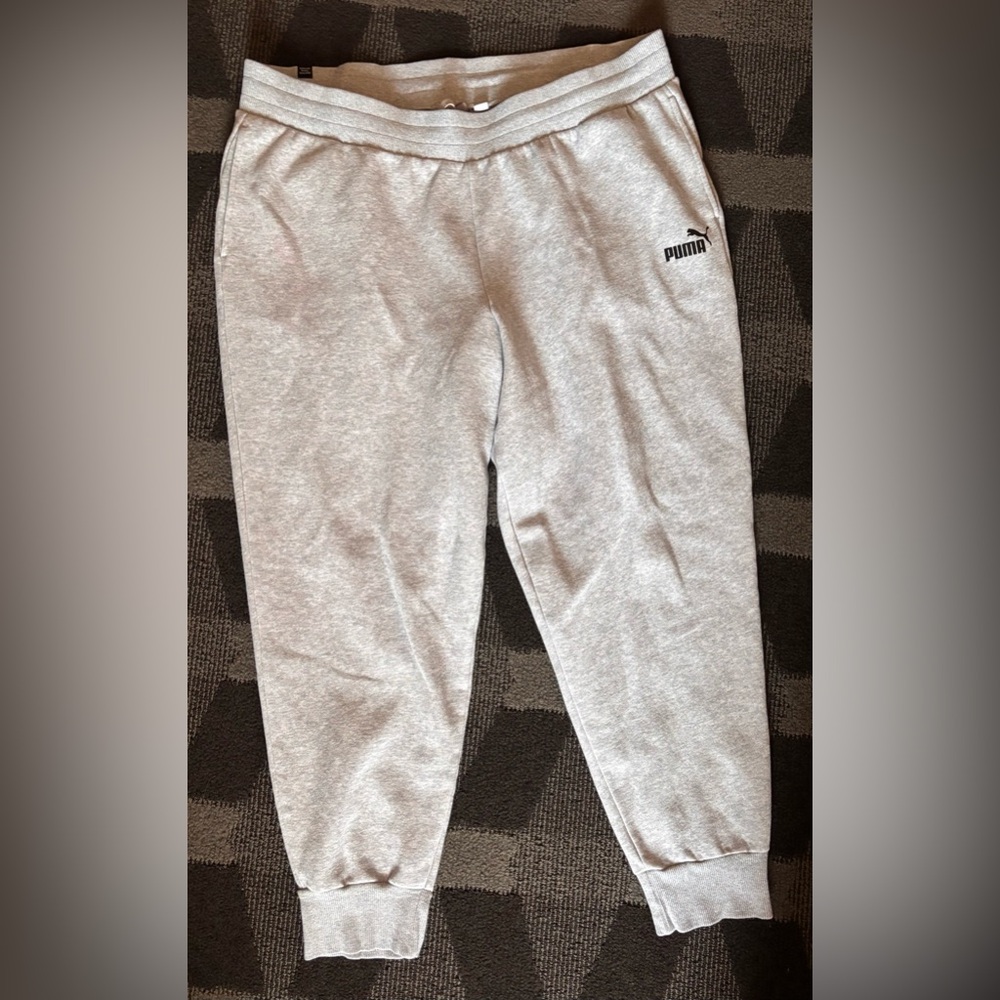 Puma Men's Gray Sweatpants